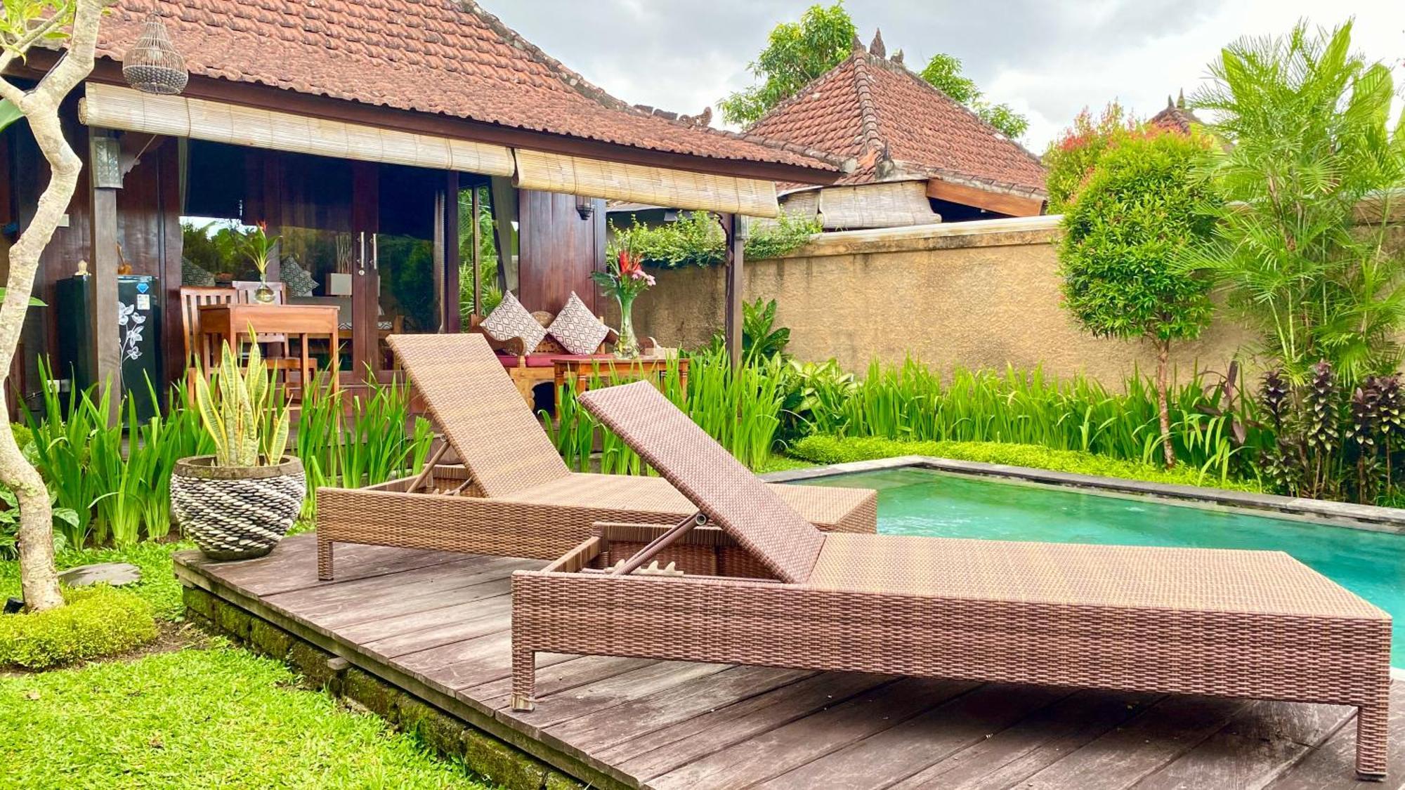 Niluh Private Villas Ubud Exterior foto